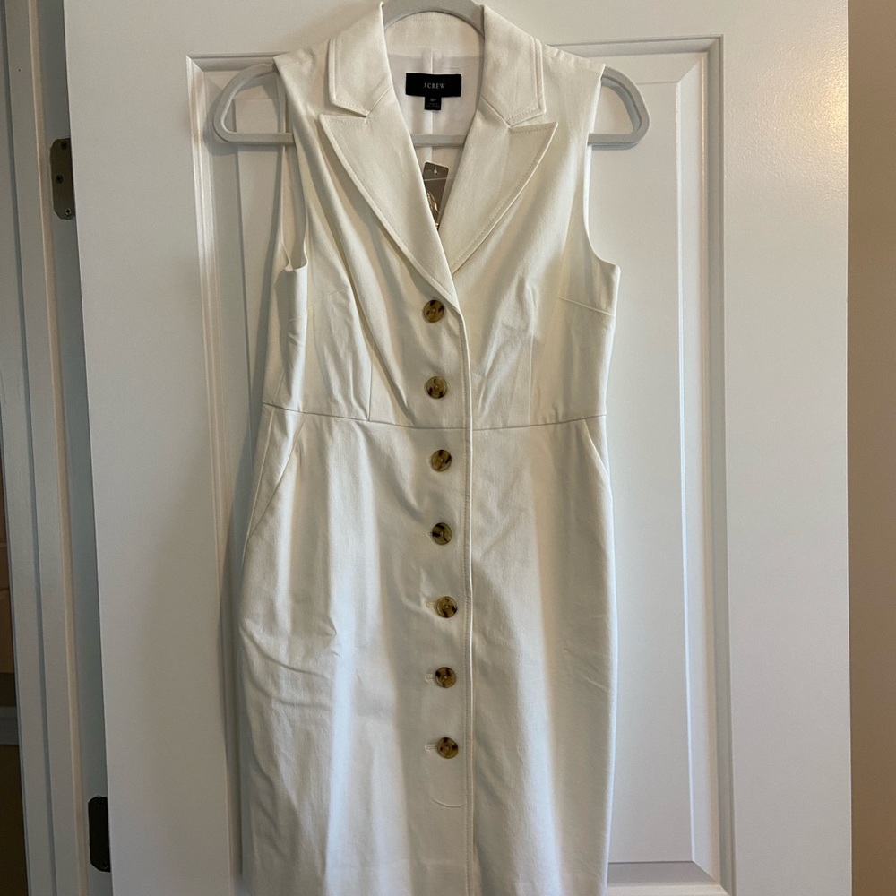 J.crew button up shirt dress